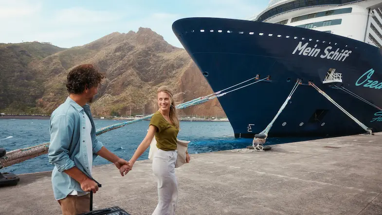 Ga lekker met z'n tweetjes op een adult only cruise van TUI Cruises / Mein Schiff. © TUI Cruises / Mein Schiff