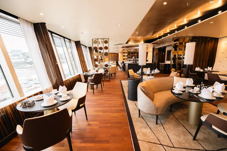 Het nieuwe Rossini restaurant op de AIDAdiva. © AIDA Cruises