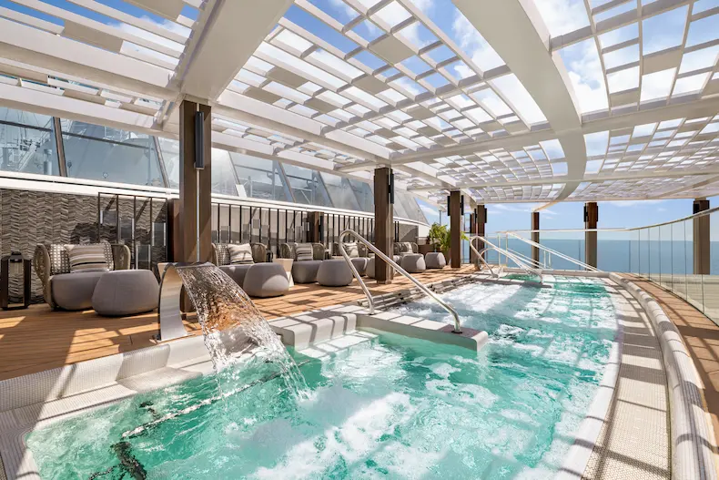 In de Aquamar Spa van de Allura en de Vista kun je heerlijk ontspannen. © Oceania Cruises