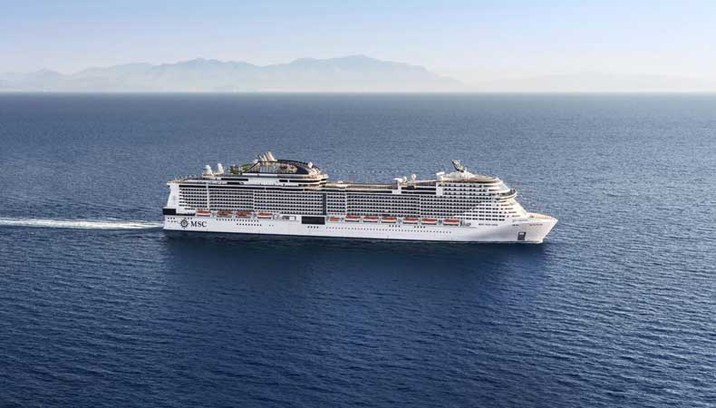 De MSC Virtuosa maakt cruises in de Rode Zee © MSC