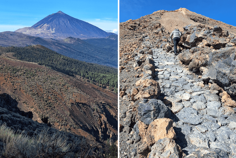 De vulkaan Teide op Tenerife. Boven is het koud, dus trek warme kleren aan. © Raimond Wigman