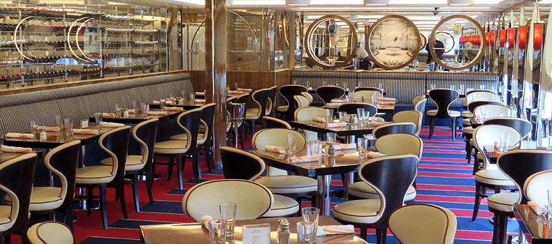 Het Canaletto-restaurant op het cruiseschip Rotterdam 7 © Nico van Dijk / Decruisegids.nl