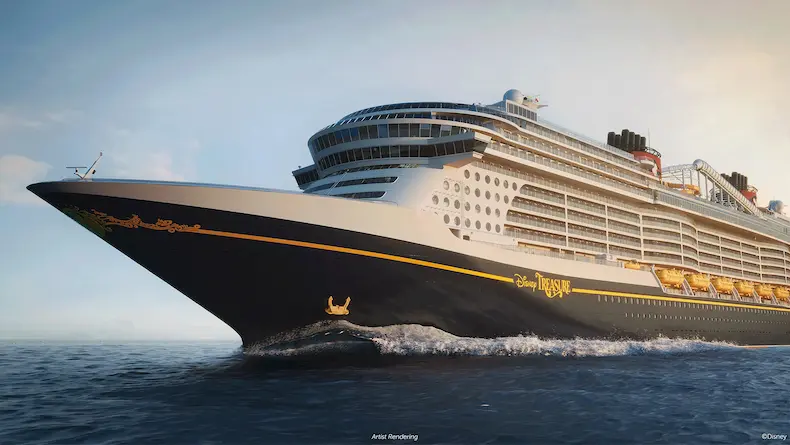 De Disney Treasure. © Disney Cruise Line