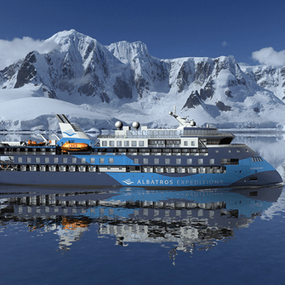 Nieuwe exclusieve reizen naar Antarctica en Spitsbergen met de MS Albatros