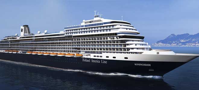 Cruises met de ms Koningsdam al te boeken