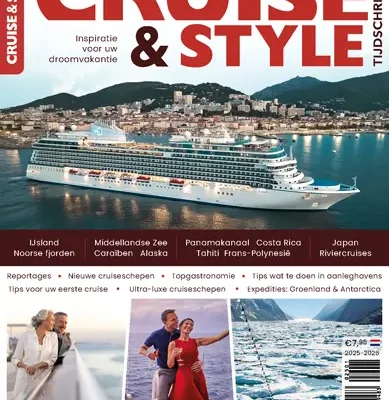CRUISE & STYLE 2025-2026: 17e jaarboek vol cruise inspiratie