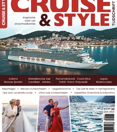 CRUISE & STYLE 2025-2026: 17e jaarboek vol cruise inspiratie