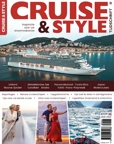 Het inmiddels 17e jaarboek Cruise & Style staat weer boordevol tips over cruises, cruiseschepen en cruisebestemmingen.© Cruise & Style