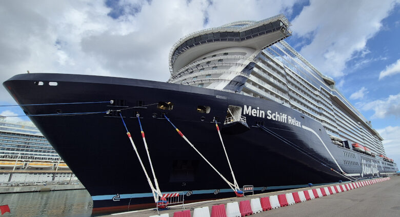 Overzicht van hutten op de Mein Schiff Relax