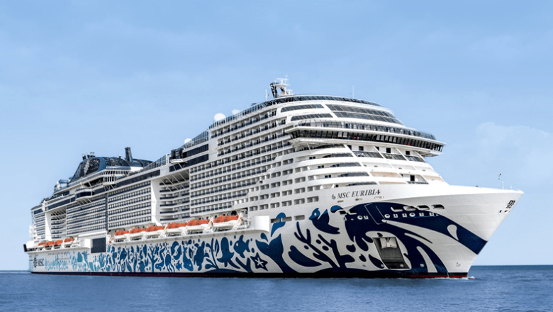 MSC Euribia, het nieuwste vlaggenschip van MSC Cruises, gedoopt in Kopenhagen