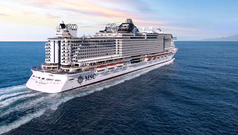 MSC Cruises maakt in de zomer van 2021 Oostzee-cruises met de MSC Seaview. © MSC Cruises