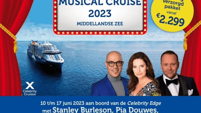 Musical Cruise 2023 op de Celebrity Edge met sterrencast