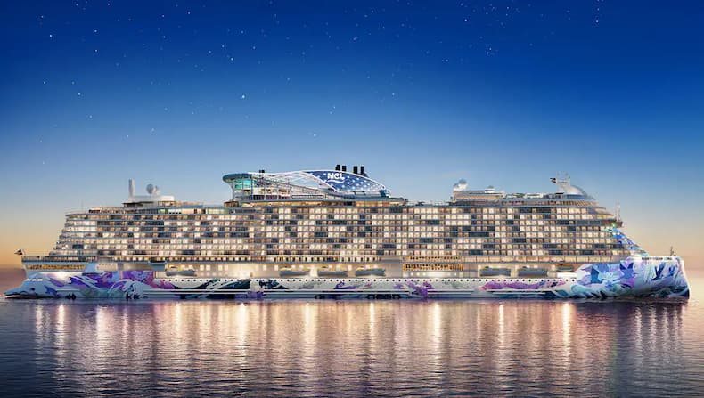 Artist impression van de nieuwe Norwegian Luna. © Norwegian Cruise Line