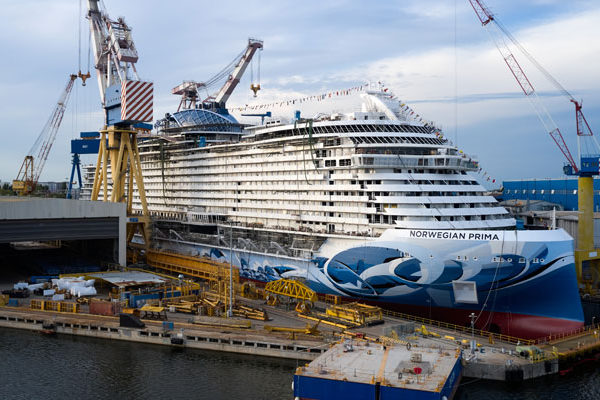 Nieuwe Norwegian Prima maakt maiden cruise in 2022