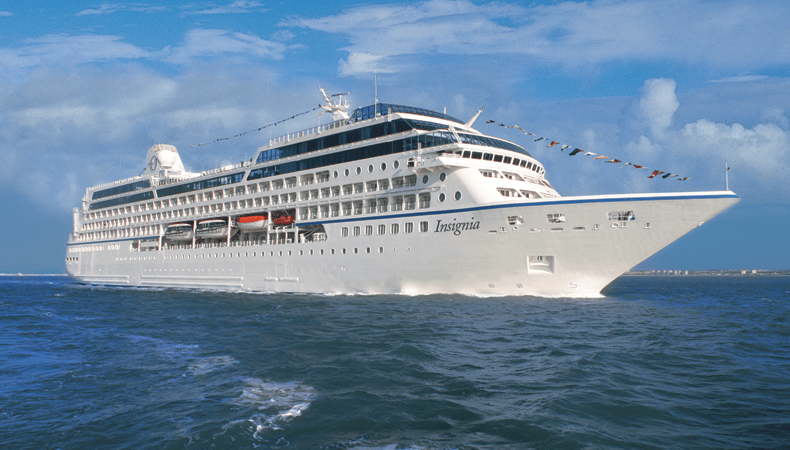 De Insignia van Oceania Cruises. © Oceania Cruises