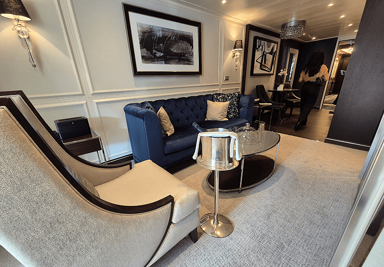 Penthouse Suite op de Seven Seas Splendor. © Nico van Dijk / Decruisegids.nl